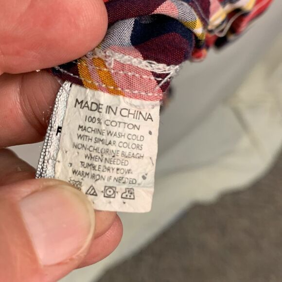 Rocawear Denim Co. Master Builders Red Plaid Cotton SS Snap Front Shirt Size XL - Picture 11 of 16